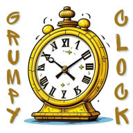 Title: Grumpy Clock (From Shadows to Sunlight), Author: Dan Owl Greenwood