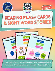 Title: Reading Flash Cards & Sight Word Stories for Pre-K: Fun Young Learner Vocabulary List & Activity Workbook Interactive Comprehension for Toddlers, Boys, and Girls, Author: Polymath Panda