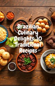 Title: Brazilian Culinary Delights: 10 Traditional Recipes, Author: FLORES