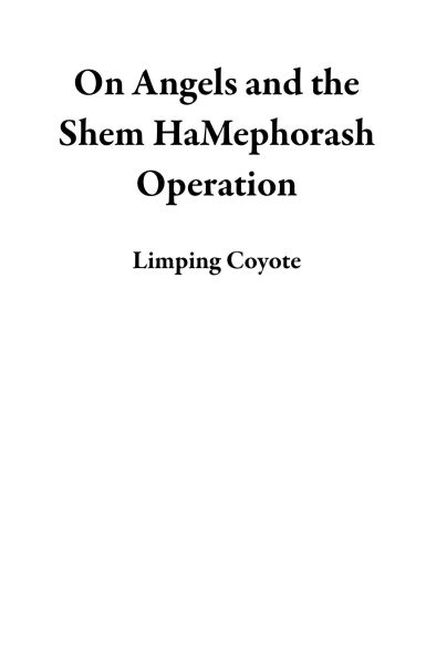 On Angels and the Shem HaMephorash Operation