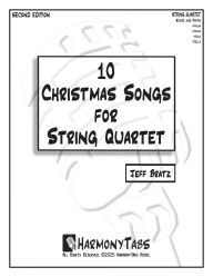 Title: 10 Christmas Songs for String Quartet: Second Edition, Author: Jeff Bratz