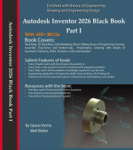 Title: Autodesk Inventor 2026 Black Book Part I, Author: Gaurav Verma