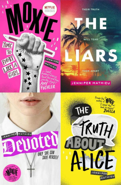 Jennifer Mathieu 4 Books Collection Set (Moxie, The Truth About Alice, Devoted, The Liars)