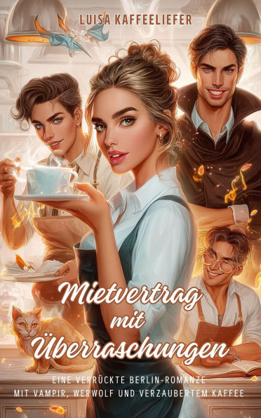 Mietvertrag mit Überraschungen: Eine verrückte Berlin-Romanze mit Vampir, Werwolf und verzaubertem Kaffee