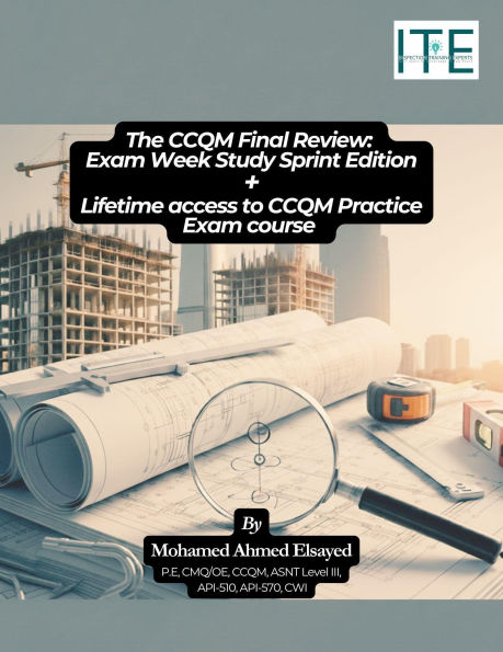 The CCQM Final Review: Exam Week Study Sprint Edition + Lifetime access to CCQM Practice Exam course