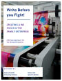 Write Before You Fight
