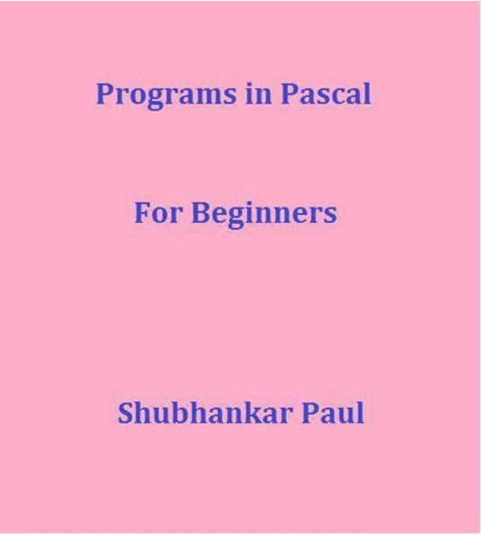 Programs in Pascal