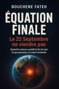 Title: ÉQUATION FINALE : Le 22 Septembre ne viendra pas, Author: BELLOU