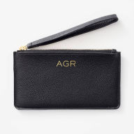 Title: Wristlet Leather Black