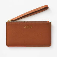 Title: Wristlet Leather Tan
