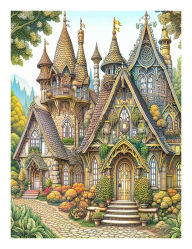 Title: Beautiful Fantasy Fairy Tale Houses Coloring Book for Adults, Features 25 Coloring Pages for Relaxation, Author: Beatrice Harrison