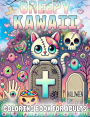 Creepy kawaii Coloring Book for Adults, Features 25 Coloring Pages for Relaxation