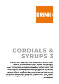 Title: Drink: Cordials & Syrups 3, Author: Chris Jones