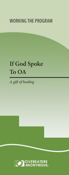 If God Spoke to OA: A gift of healing