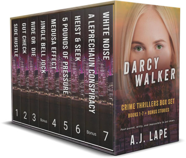 Darcy Walker Crime Thrillers Box Set: Books 1-7 + Bonus Novellas: A Thrilling Female Sleuth Thriller