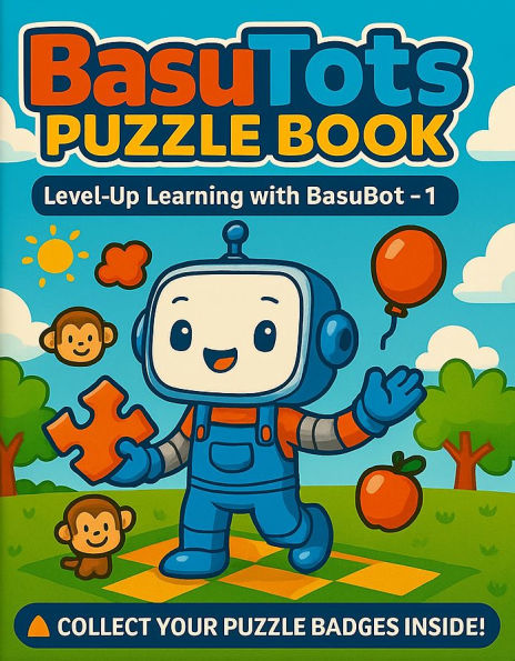 BasuTots Puzzle Parade: joyful early learning adventure featuring interactive puzzles and playful rewards