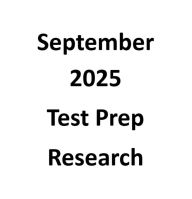 Title: September 2025 Test Prep Research, Author: Mometrix Product Development Team