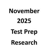 Title: November 2025 Test Prep Research, Author: Mometrix Product Development Team