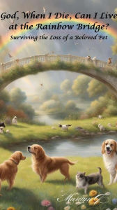 Title: God, When I Die, Can I live at the Rainbow Bridge: Surviving the Loss of a Beloved Pet, Author: marilyn quillen