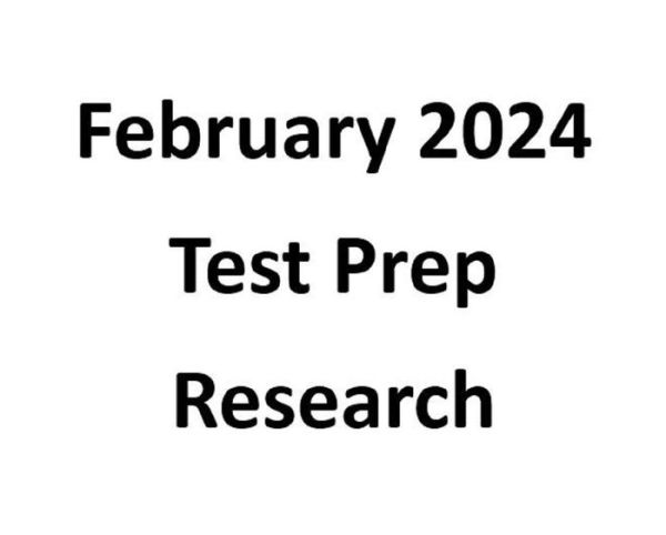 February 2024 Test Prep Research