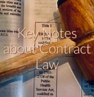 Title: Key Notes About Contract Law, Author: Anonymous Anon.