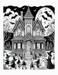 Title: Halloween Nightmare Coloring Book for Adults, Features 25 Coloring Pages to Color for Relaxation, Author: Beatrice Harrison