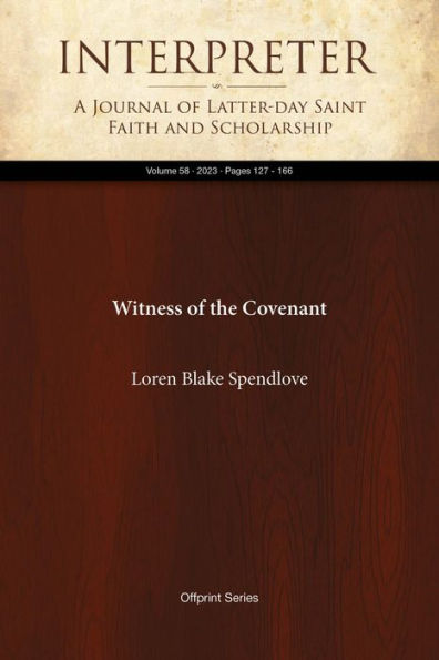 Witness of the Covenant