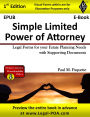 Simple Limited Power of Attorney - Full Version: Legal Forms for your Estate Planning Needs with Supporting Documents