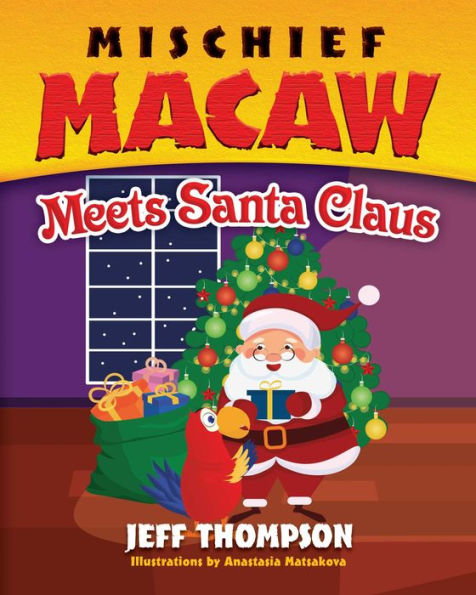 Mischief Macaw Meets Santa