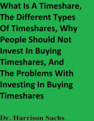 Title: What Is A Timeshare, The Different Types Of Timeshares, And The Problems With Investing In Buying Timeshares, Author: Dr. Harrison Sachs