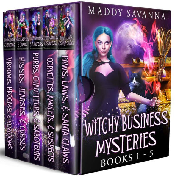 Witchy Business Mysteries: Books 1-5