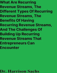 Title: What Are Recurring Revenue Streams And The Different Types Of Recurring Revenue Streams, Author: Dr. Harrison Sachs