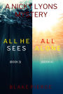 A Nicky Lyons FBI Suspense Thriller Bundle: All He Sees (#3) and All Alone (#4)