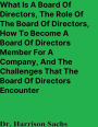 What Is A Board Of Directors, The Role Of The Board Of Directors, And How To Become A Board Of Directors Member