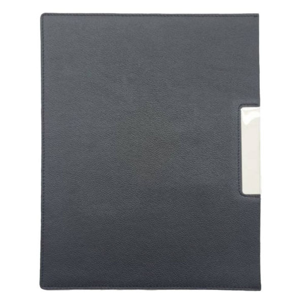 Black Leather File Folder