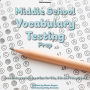 Middle School Vocabulary Testing Prep: Broadening verbal expertise for 5th, 6th and 7th graders