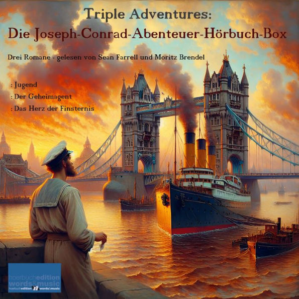 Triple Adventures: Die Joseph-Conrad-Abenteuer-Hörbuch-Box: Jugend - Der Geheimagent - Das Herz der Finsternis