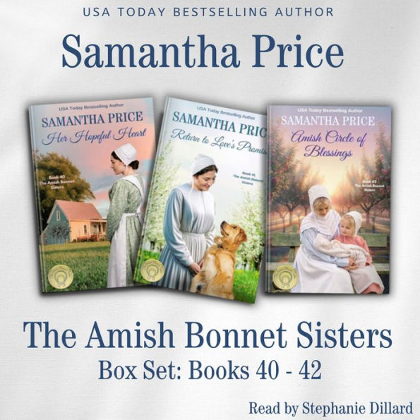 Amish Bonnet Sisters Box Set, Volume 14 Books 40-42, The (Her Hopeful Heart, Return to Love's Promise, Amish Circle of Blessings): Amish Romance Novels