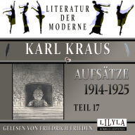 Aufsätze 1914-1925 - Teil 17