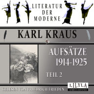Aufsätze 1914-1925 - Teil 2
