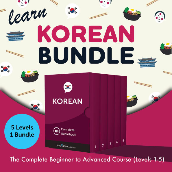 Learn Korean Bundle - The Complete Beginner to Advanced Course (Levels 1-5)