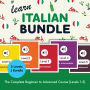 Learn Italian Bundle - The Complete Beginner to Advanced Course (Levels 1-5)