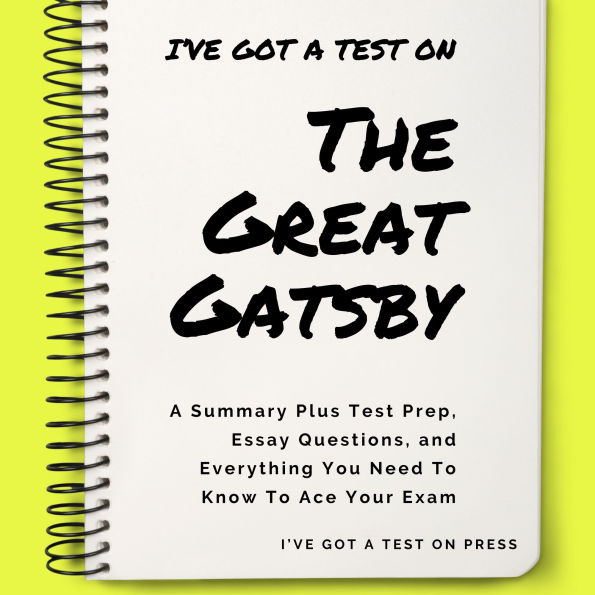 I've Got A Test On The Great Gatsby: A Summary Plus Test Prep, Essay Questions, and Everything You Need To Know To Ace Your Exam
