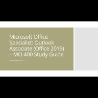 Microsoft Office Specialist: Outlook Associate (Office 2019) - MO-400 Study Guide
