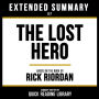 Extended Summary - The Lost Hero: Based On The Book By Rick Riordan