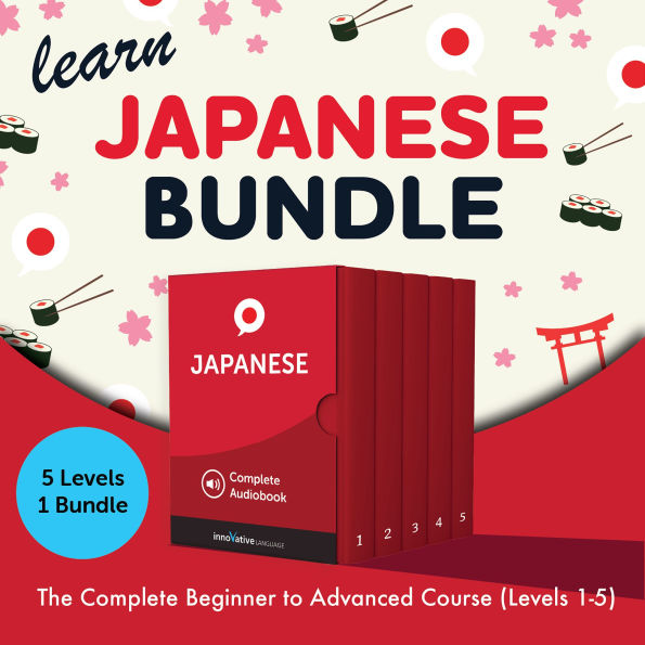 Learn Japanese Bundle - The Complete Beginner to Advanced Course (Levels 1-5)