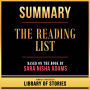 Summary - The Reading List: Based On The Book By Sara Nisha Adams