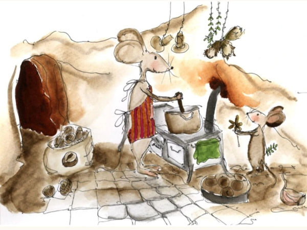 Mäuseweihnacht.: Auf dem Dachboden der kleinen Ida.