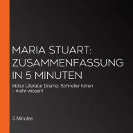 Maria Stuart: Zusammenfassung in 5 Minuten: Abitur Literatur Drama: Schneller hören - mehr wissen!