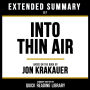 Extended Summary - Into Thin Air: Based On The Book By Jon Krakauer